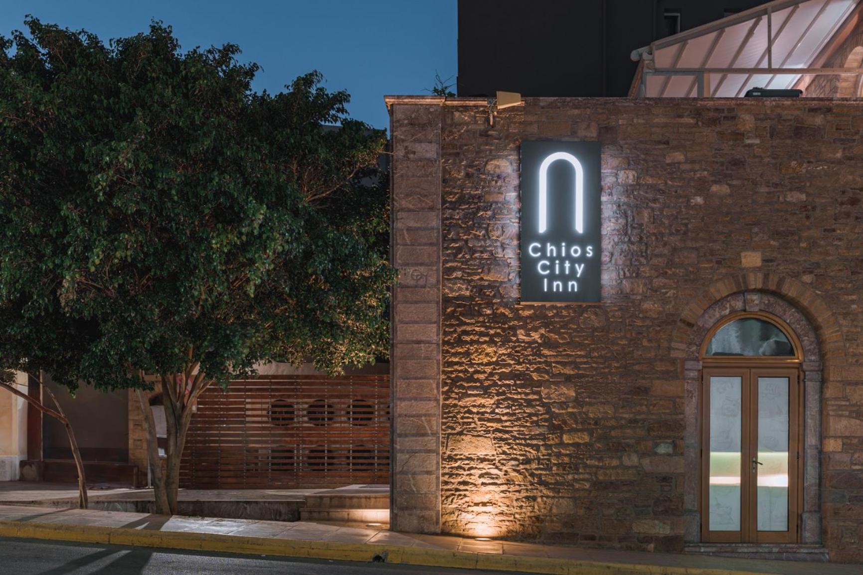 Chios City Inn Bagian luar foto